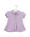 A Purple Short Sleeve Polos from Ralph Lauren in size 6-12M for girl. (Front View)
