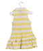 A Yellow Sleeveless Dresses from Nicholas & Bears in size 6-12M for girl. (Back View)