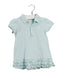 A Blue Short Sleeve Dresses from Ralph Lauren in size 6-12M for girl. (Front View)