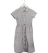 A Blue Short Sleeve Dresses from Bonpoint in size 6T for girl. (Front View)