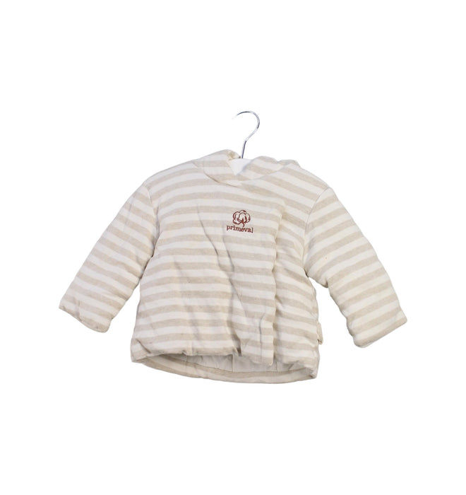 A Beige Lightweight Jackets from Primeval in size 12-18M for boy. (Front View)