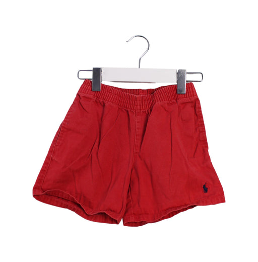 A Red Shorts from Polo Ralph Lauren in size 4T for boy. (Front View)