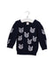 A Navy Knit Sweaters from Seed in size 12-18M for boy. (Front View)