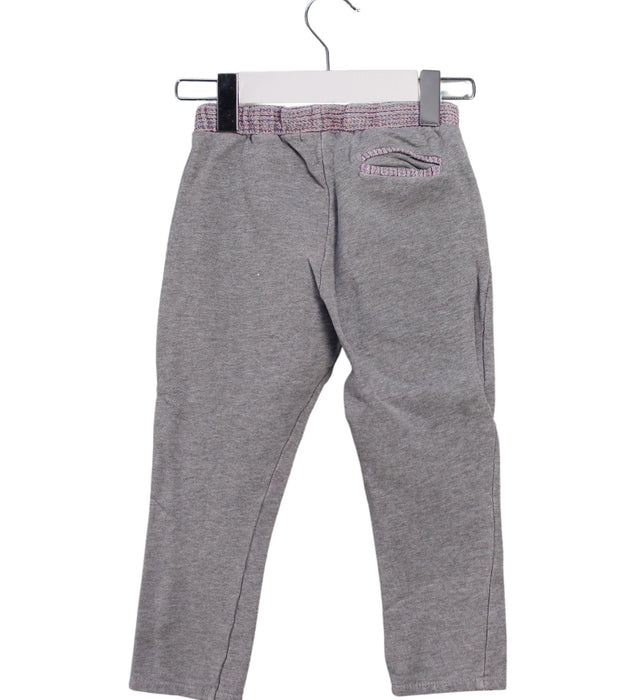 A Grey Sweatpants from Bonpoint in size 2T for girl. (Back View)