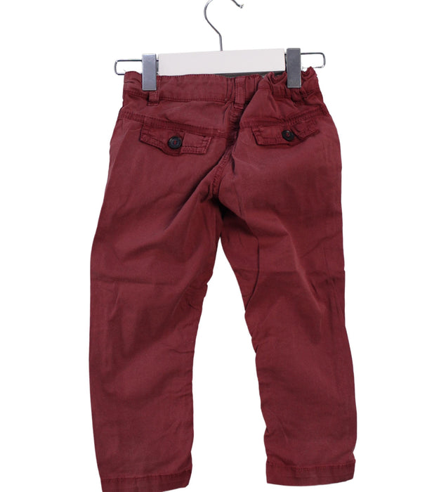 A Red Casual Pants from Fendi in size 3T for boy. (Back View)