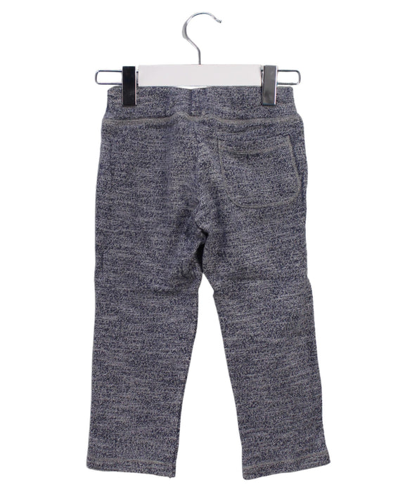 A Grey Sweatpants from Petit Bateau in size 3T for girl. (Back View)