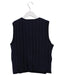 A Navy Outerwear Vests from Petit Bateau in size 12Y for boy. (Back View)