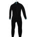 A Black Wetsuits from Vissla in size 12Y for boy. (Back View)