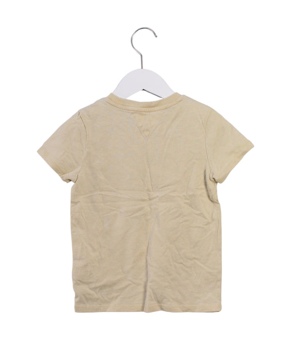 A Beige Short Sleeve Tops from Tommy Hilfiger in size 7Y for boy. (Back View)