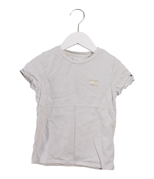 A White Short Sleeve Tops from Tommy Hilfiger in size 7Y for boy. (Front View)