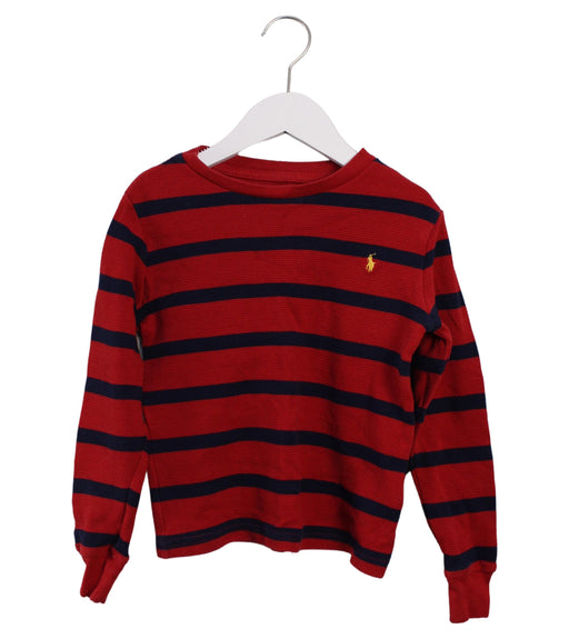 A Red Knit Sweaters from Polo Ralph Lauren in size 6T for boy. (Front View)