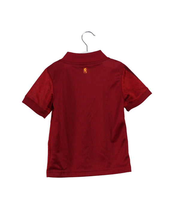 A Red Active Tops from Adidas in size 2T for boy. (Back View)