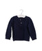 A Blue Buttoned Sweatshirts from Janie & Jack in size 2T for boy. (Front View)