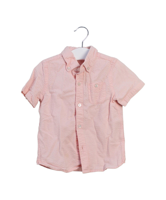 A Peach Short Sleeve Tops from Janie & Jack in size 2T for girl. (Front View)