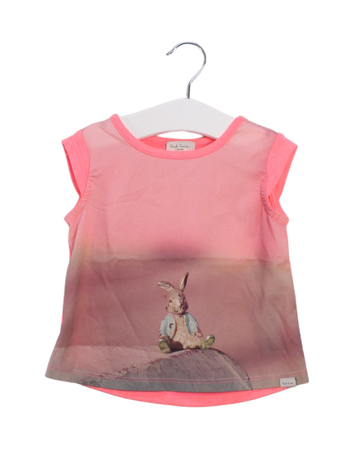 A Pink Sleeveless Tops from Paul Smith in size 2T for girl. (Front View)