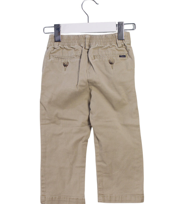 A Beige Casual Pants from Ralph Lauren in size 2T for boy. (Back View)