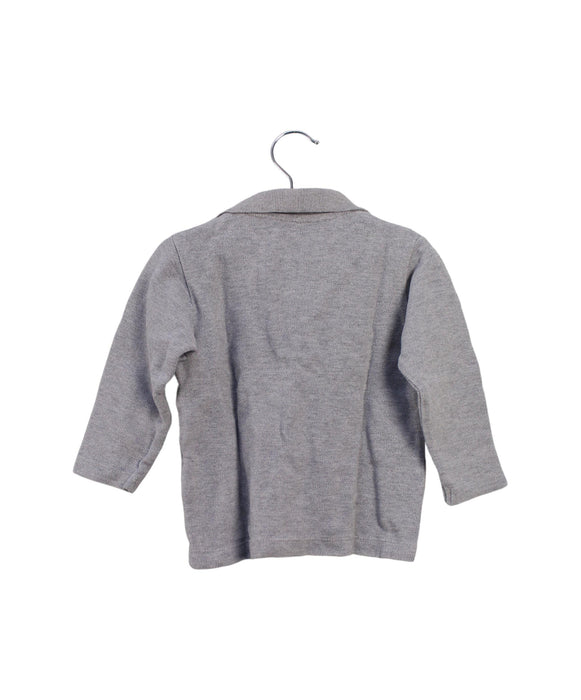 A Grey Long Sleeve Polos from Paul Smith in size 2T for boy. (Back View)