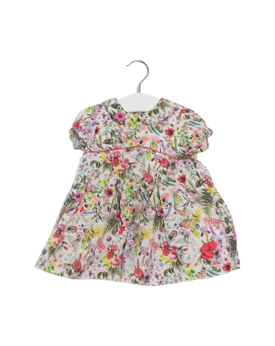 A Pink Short Sleeve Dresses from Christian Lacroix in size 3-6M for girl. (Front View)