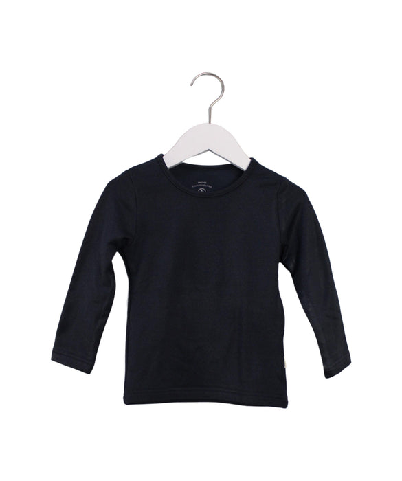 A Black Long Sleeve Tops from Aigle in size 4T for girl. (Front View)