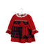 A Red Sweater Dresses from Miranda in size 3T for girl. (Front View)