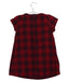 A Red Short Sleeve Dresses from Jacadi in size 2T for girl. (Back View)