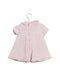 A Pink Short Sleeve Dresses from Tutto Piccolo in size 3-6M for girl. (Back View)