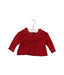 A Red Cardigans from Purebaby in size 0-3M for girl. (Front View)