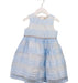 A Blue Sleeveless Dresses from Chickeeduck in size 4T for girl. (Front View)