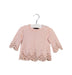 A Pink Knit Sweaters from Bardot Junior in size 3-6M for girl. (Front View)