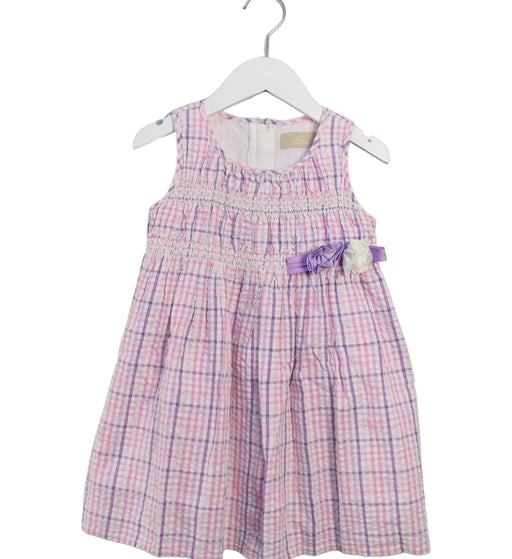 A Multicolour Sleeveless Dresses from Chickeeduck in size 4T for girl. (Front View)
