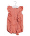 A Pink Sleeveless Bodysuits from Eve Children in size 6-12M for girl. (Front View)