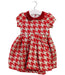 A Red Short Sleeve Dresses from Balloon Chic in size 2T for girl. (Front View)