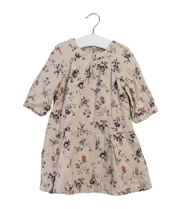 A Beige Long Sleeve Dresses from Bonpoint in size 3T for girl. (Front View)