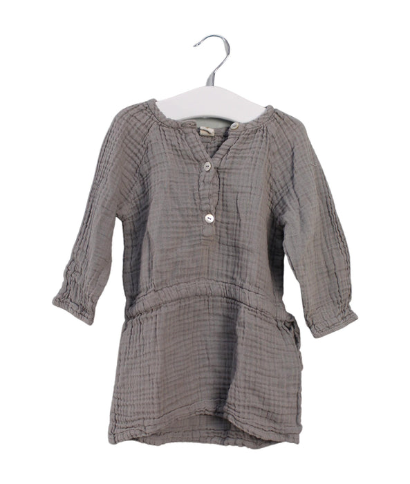 A Grey Long Sleeve Dresses from Numero 74 in size 2T for girl. (Front View)