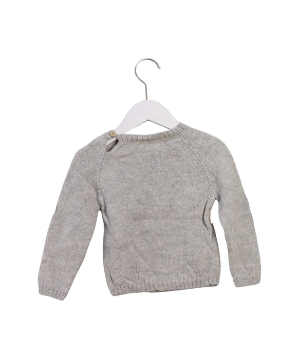 A Grey Knit Sweaters from Nanay in size 4T for boy. (Back View)