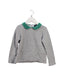 A Grey Long Sleeve Tops from Akala Ono in size 4T for girl. (Front View)