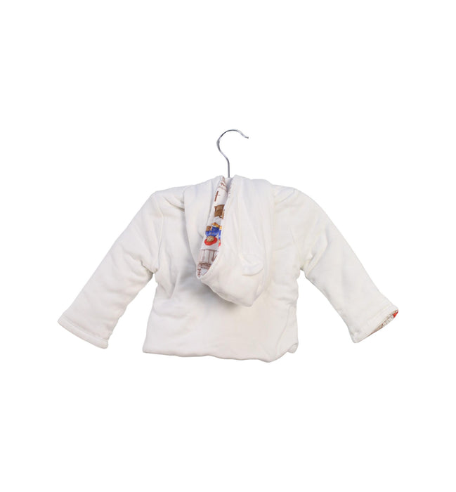 A White Crewneck Sweatshirts from Harrods in size 3-6M for boy. (Back View)