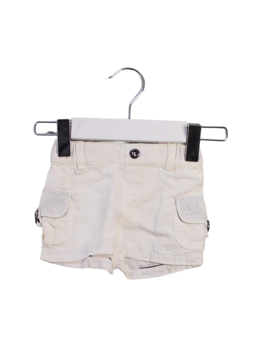 A White Shorts from Burberry in size 0-3M for girl. (Front View)