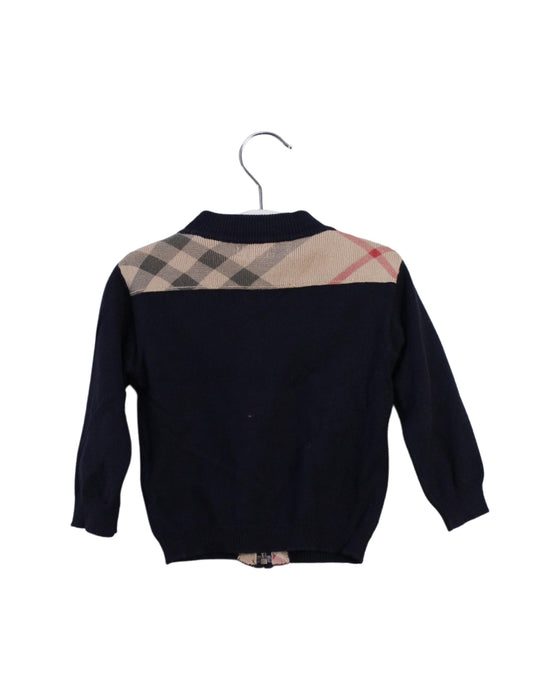 A Black Knit Sweaters from Burberry in size 3-6M for boy. (Back View)