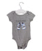 A Grey Short Sleeve Bodysuits from Calvin Klein in size 3-6M for boy. (Front View)