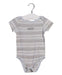 A White Short Sleeve Bodysuits from Calvin Klein in size 3-6M for neutral. (Front View)