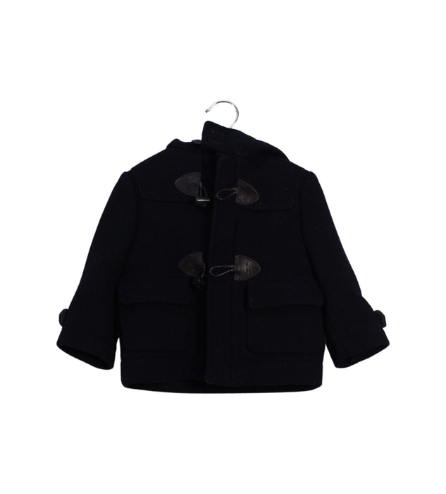 A Black Coats from Dolce & Gabbana in size 6-12M for girl. (Front View)
