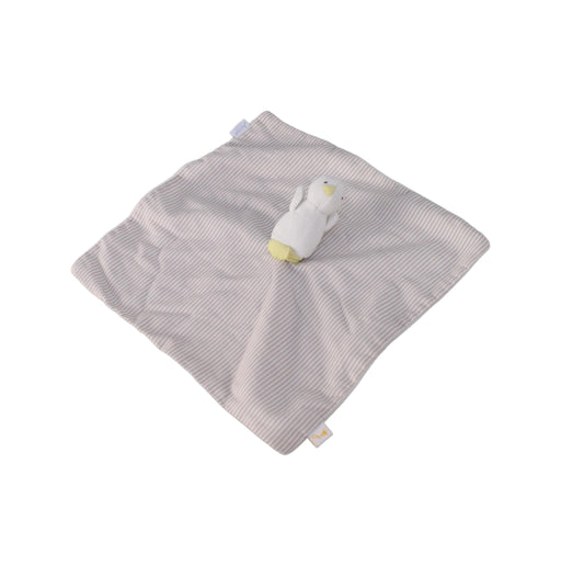 A White Safety Blankets from Jacadi in size O/S for neutral. (Front View)