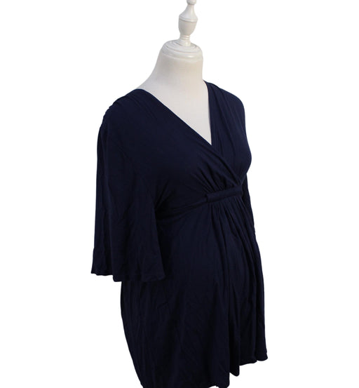 A Blue Long Sleeve Dresses from Mayarya in size S for girl. (Front View)