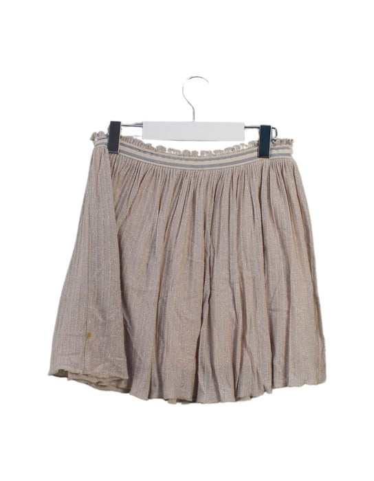 A Metallic Short Skirts from Bellerose in size 12Y for girl. (Back View)