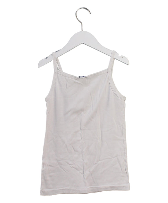 A White Sleeveless Tops from Petit Bateau in size 12Y for girl. (Back View)