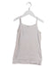 A White Sleeveless Tops from Petit Bateau in size 12Y for girl. (Front View)