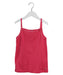 A Red Sleeveless Tops from Petit Bateau in size 12Y for girl. (Front View)