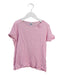 A Pink Short Sleeve Tops from Petit Bateau in size 12Y for girl. (Front View)