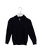 A Black Zippered Sweatshirts from Eric Bompard in size 6T for boy. (Front View)